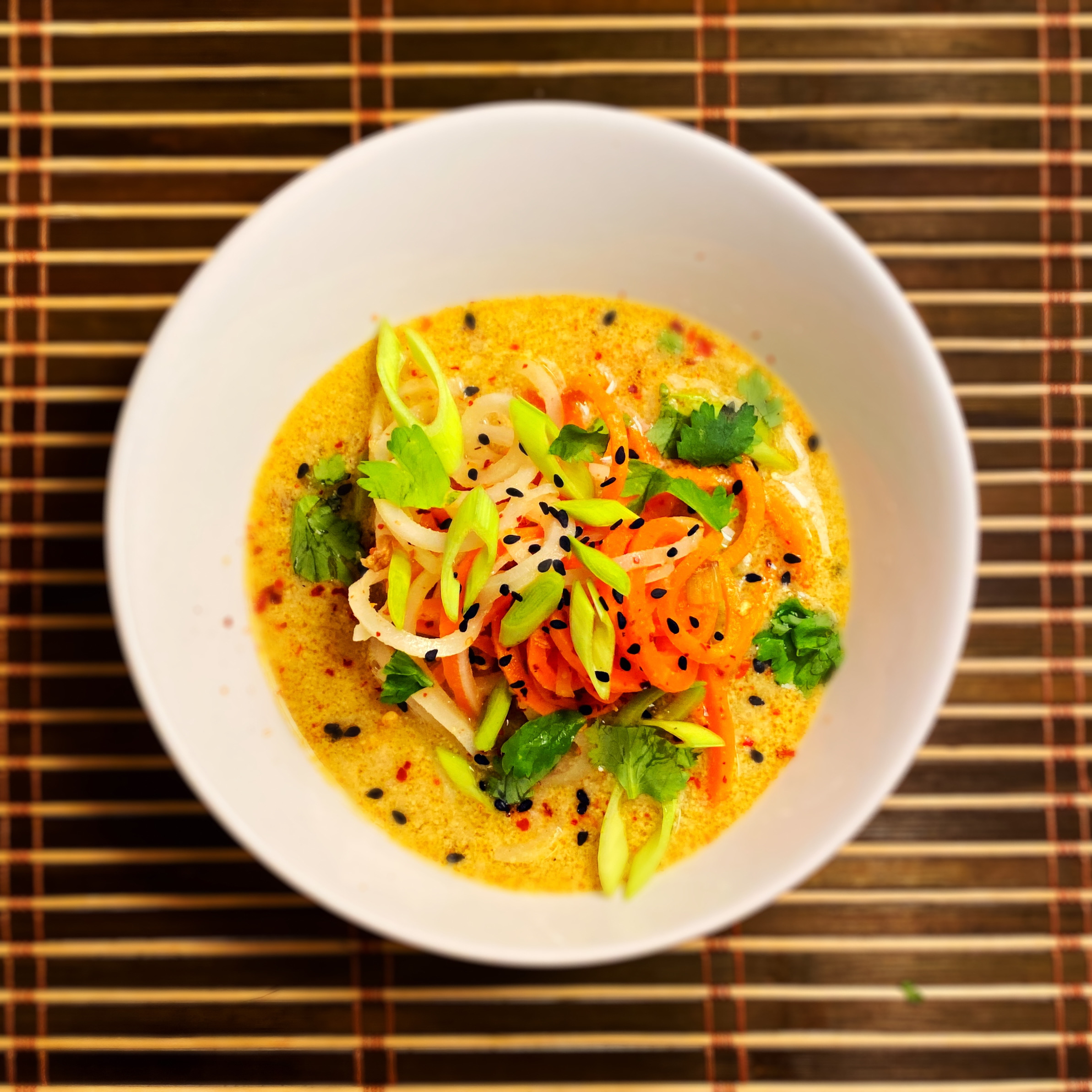 Supa Curry cu legume spiralate